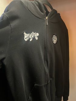 Glo gang zip up hoodie