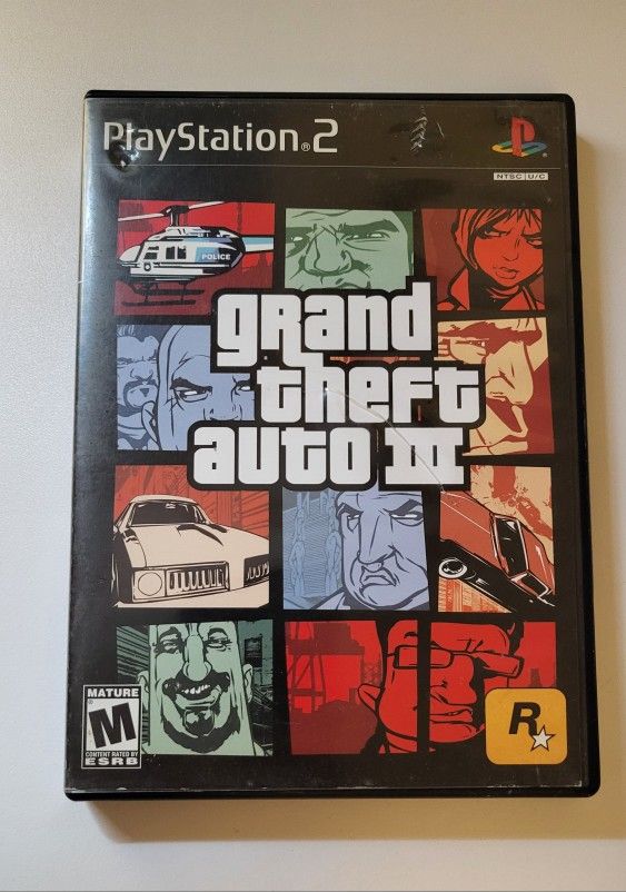 Grand Theft Auto III Game Ps2