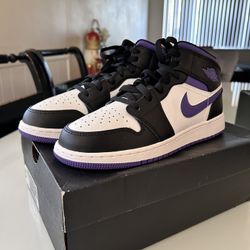 Air Jordan 1 Mid Purple Iris
