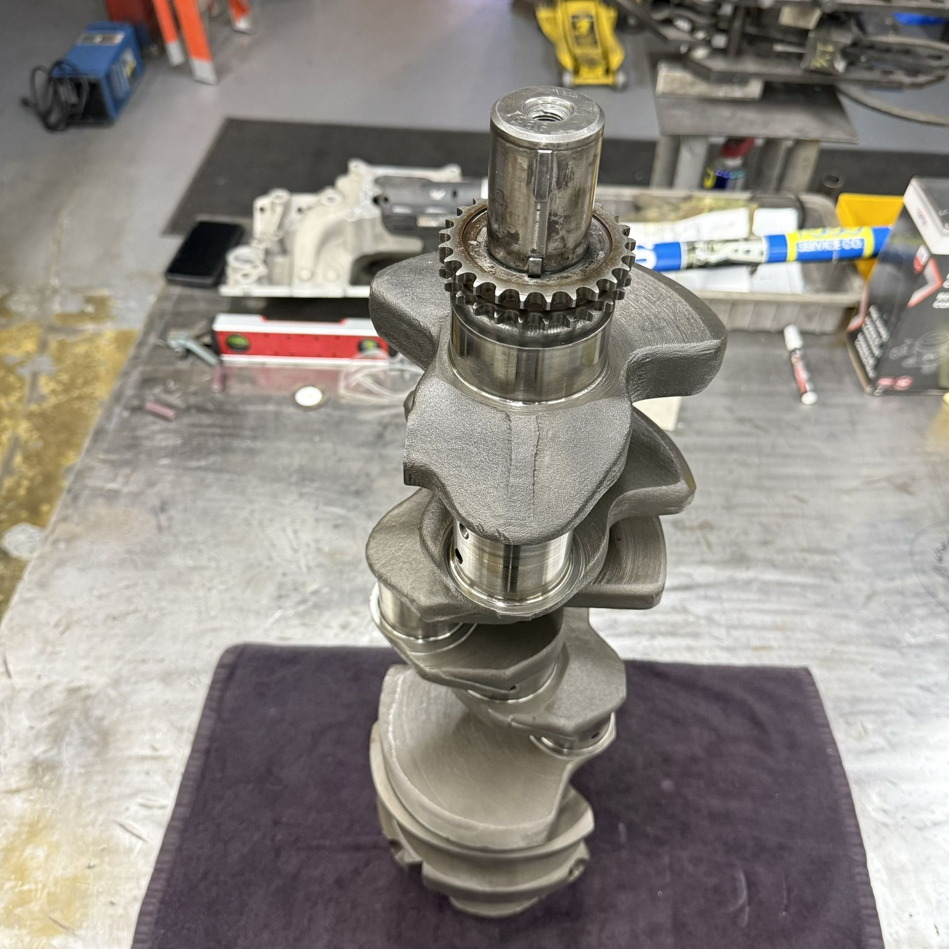 Chevy 454 Forged Crankshaft / Dimple Connecting Rods With ARP Bolts