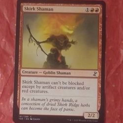 2020 MTG Skirk Shaman #191 Creature Goblin TSR Chippy Magic The Gathering Card Game Wizards Of The Coast Collectible