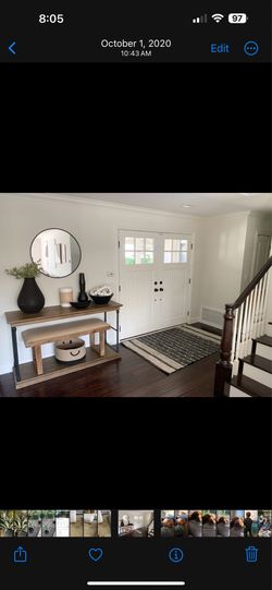Console table