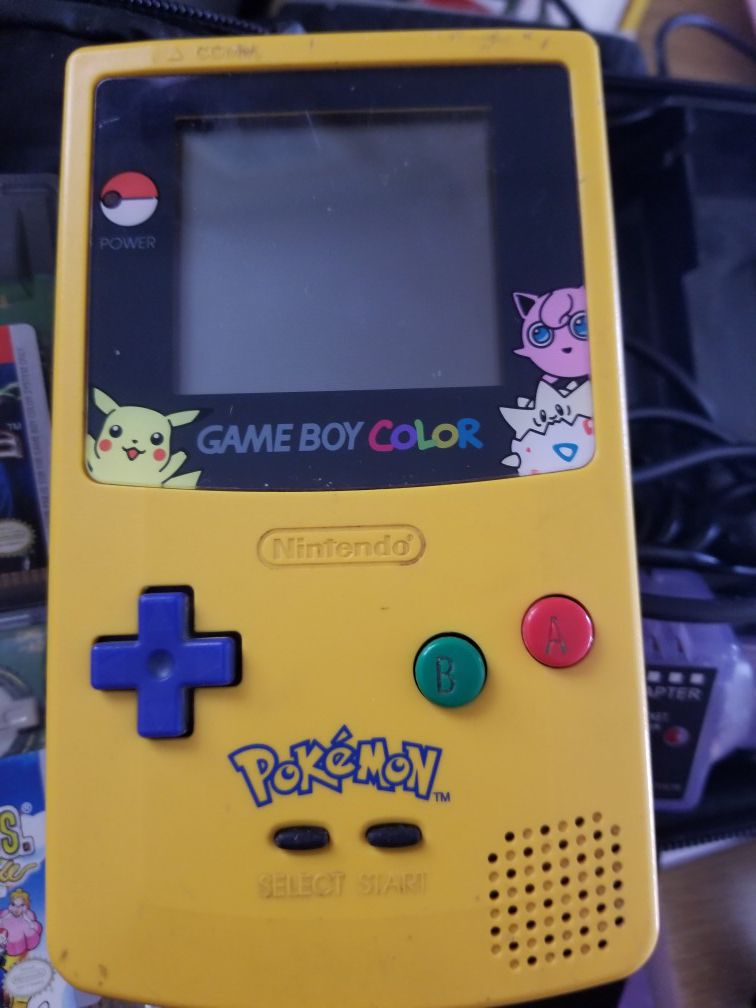 Pokemon Gameboy Color with 5 games