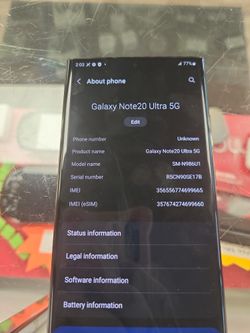 Samsung Note 20 128gb Unlocked 