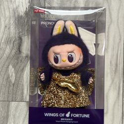  LABUBU × PRONOUNCE - WINGS OF FORTUNE Vinyl Plush Hanging Card