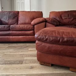 Leather Couch 