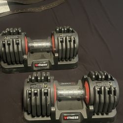 Up To 55 Lb Adjustable Dumbbells 