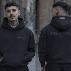 🥷🏼 Fear of God Essentials Pullover Hoodie 'Stretch Limo' Purchased In 2020