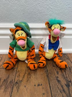 Disney’s plush Tigger has St. Patrick’s Day 9“, and the 9” Mad scientist