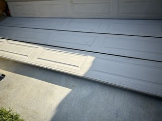 Used Door 16x7 Gray Long Panel 