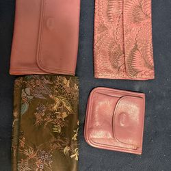 Lot Of Vintage Clutch Wallets