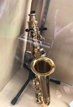 New fever alto saxophone with case, mouthpiece , next strap- everything you need to start