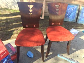 6 dining room chairs recently reupholstered