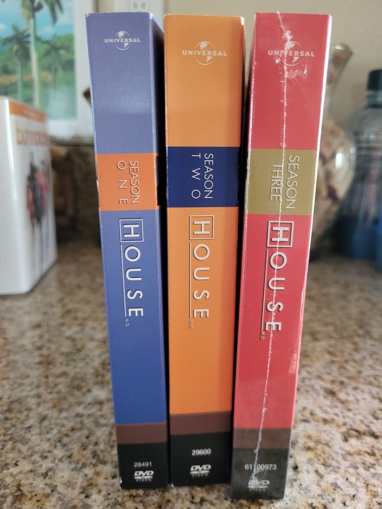 DVDs Seasons 1 To 3 Of House