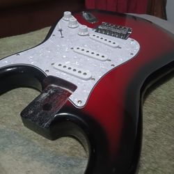 2024 Squier Fender Stratocaster Red Burst Solid Body!