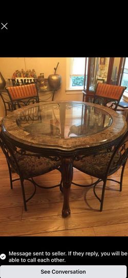 table with 4 chairs