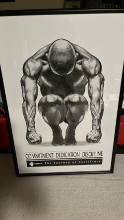 Framed NSCA poster