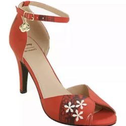 Lilo and Stitch Tiki Women’s Red Short High Heels size 12