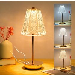 TARSHYRY LED Cordless Table Lamp,3000-6000K Vintage Touch Control Desk Lamp,Portable Beside Lamps for Bedroom Living Room Restaurant Outdoor