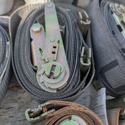 2x16 E-track cargo ratchet straps