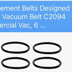 C2094 Commercial Vacuum Belts 4 All New