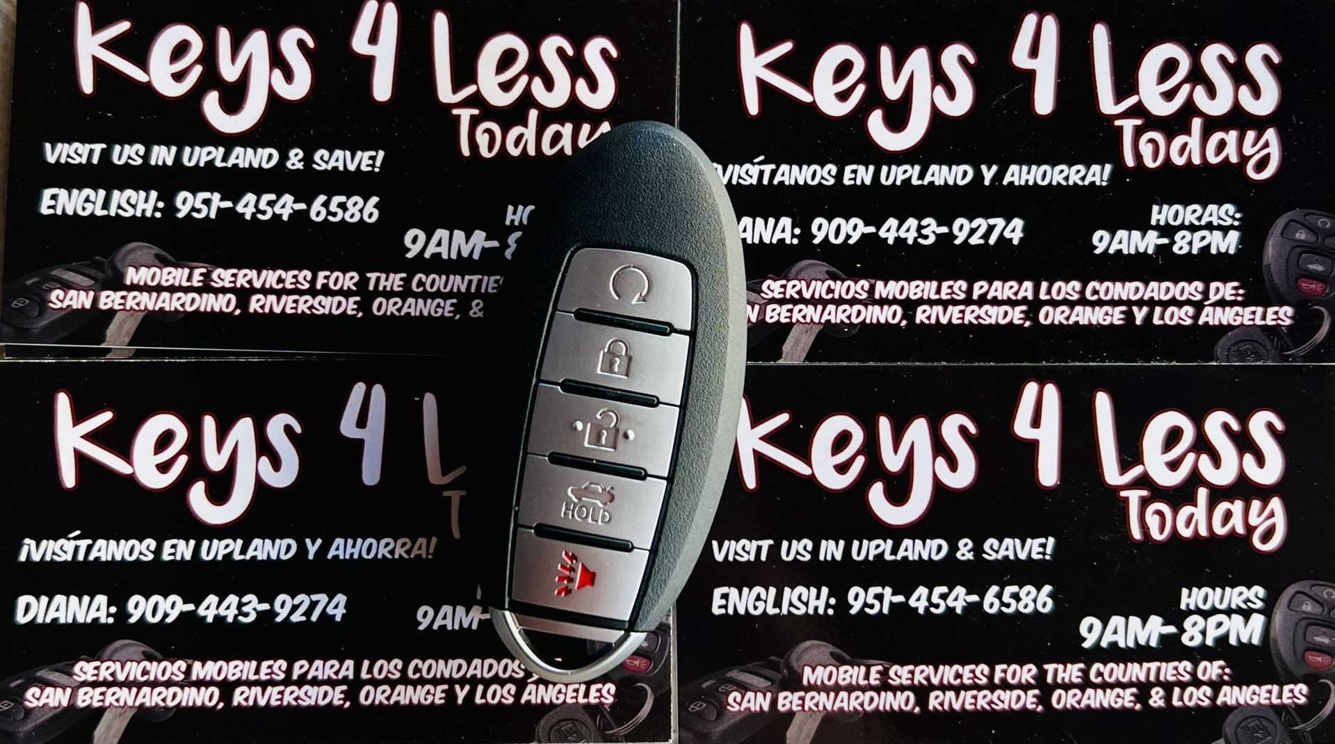 [$120 in Pomona/Upland] Infiniti Nissan 5-Button Push Start Remote Start Copy (Altima, Pathfinder,  Rogue, Sentra, Murano, Maxima, Q50,  Q60)