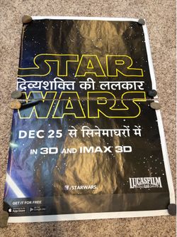 Star Wars Poster (2015)(6 panels go together)(indian language)