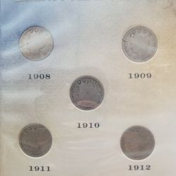 Liberty Head Nickel Set
