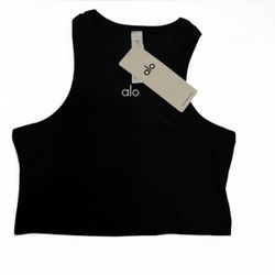 Black Crop Top Tank 