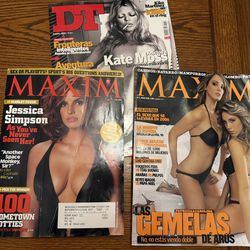 LOT Vintage Magazines Jessica Simpson Kate Moss ALL FOR