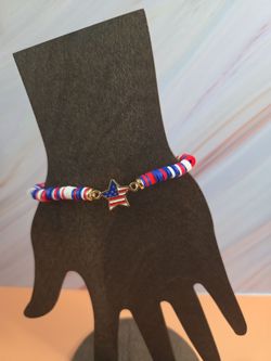 STAR Patriotic Stretchable Bracelet