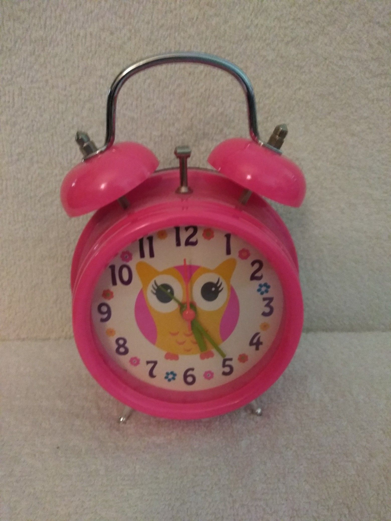 Owl - Alarm Clock, Pink