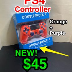 🎁 🎮 PS4 Wireless Controller • Orange & Purple • PS4 Compatible 🎮🎁 . . . . . . . . . . . . . . . . . . . . . . . . . . . . . . . . . . . . . . . . 