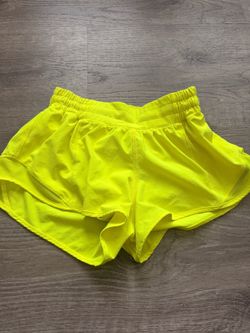 Lululemon yellow shorts  size 4activewear #athletic