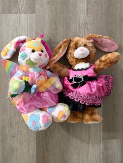 💕 Build-A-Bear Plush Bundle – 2 Bears with Outfits & Accessories