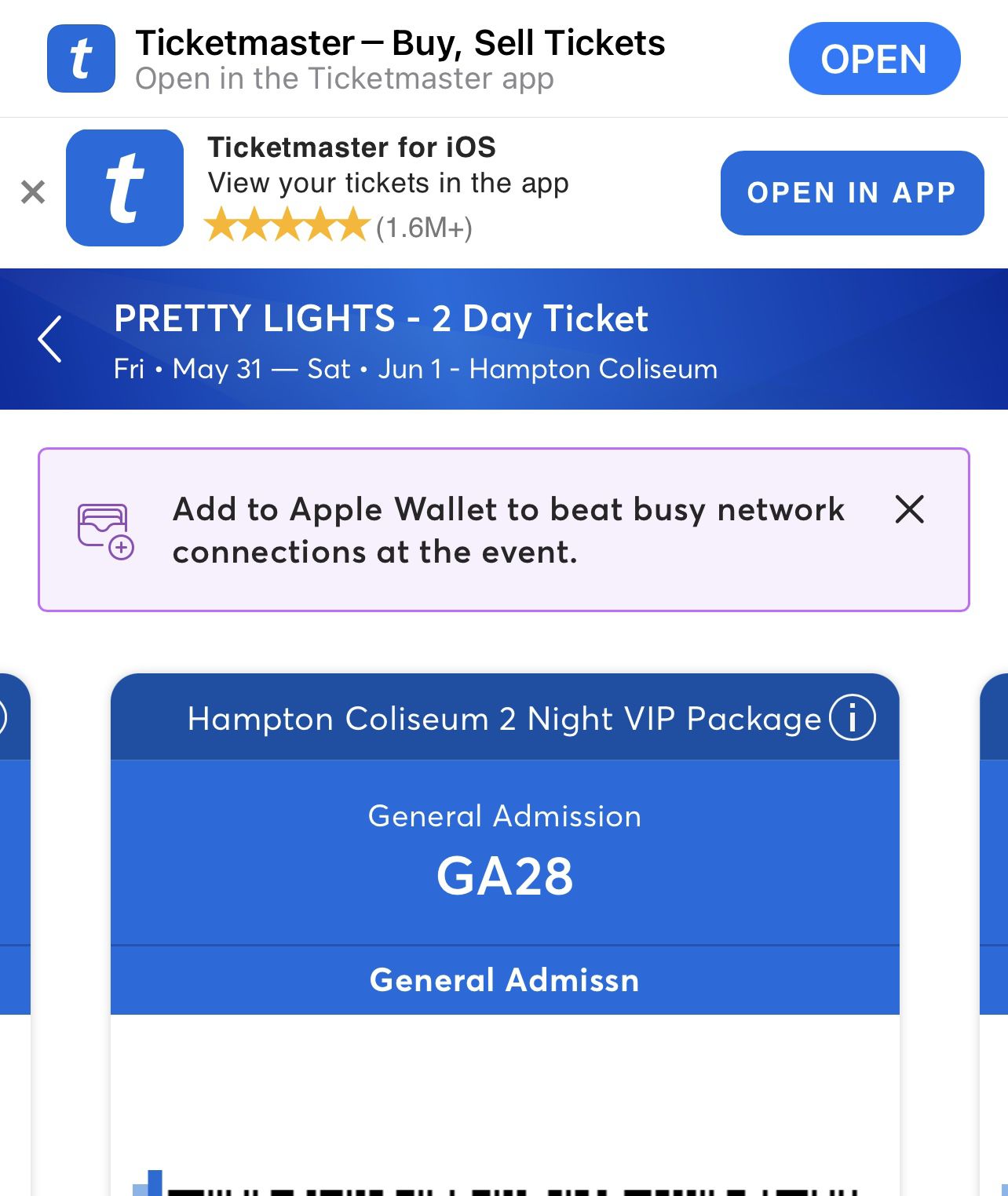 Pretty Lights VIP Tickets 
