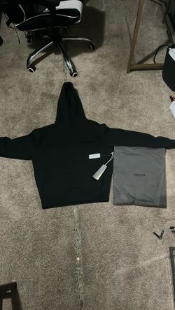 Black Essentials Hoodie