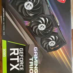 MSI GeForce RTX 3090 GAMING

TRIO 24GB GDDR6X Graphics Card