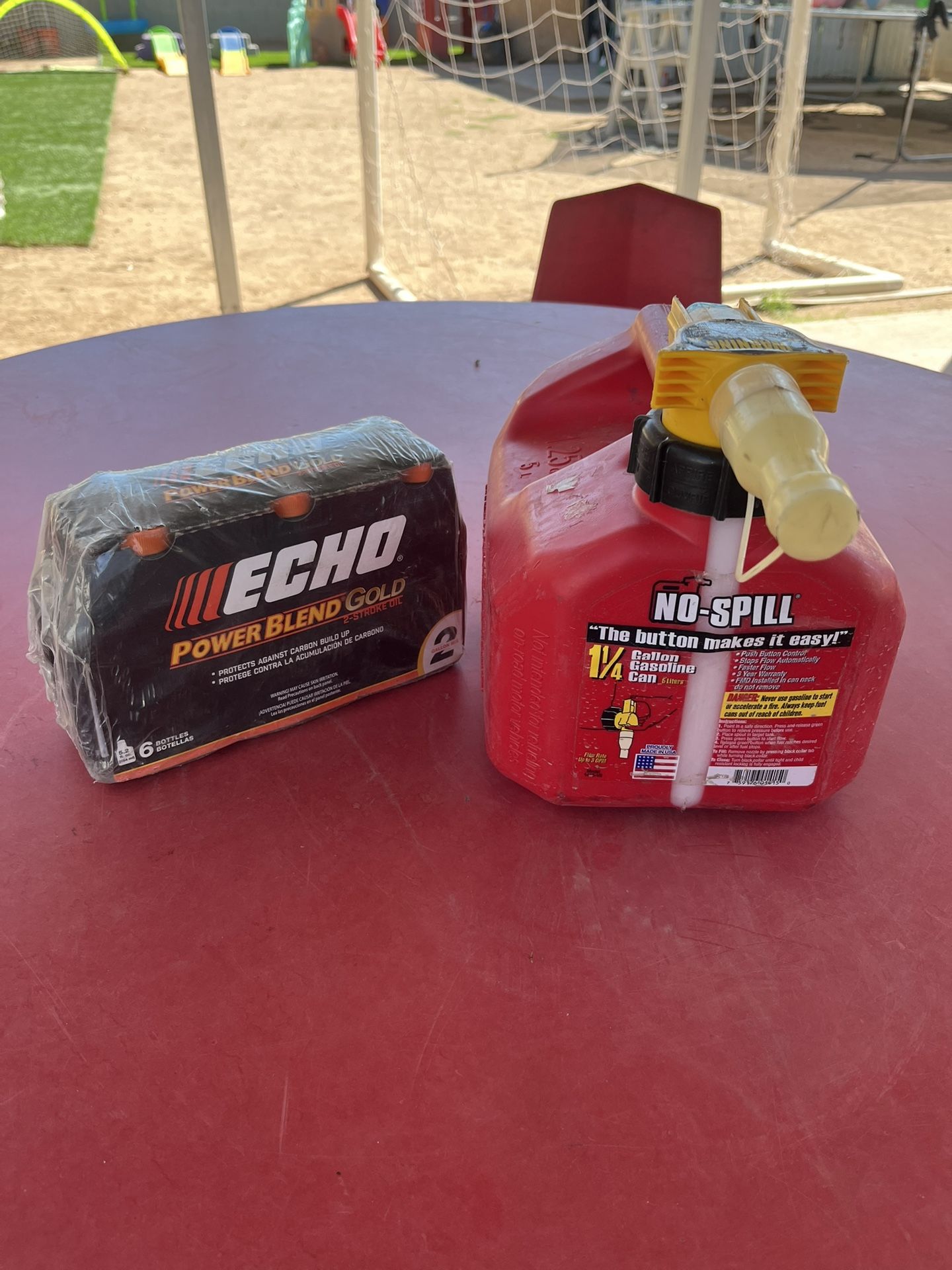 2 -stroke Oil. N Gas Can 