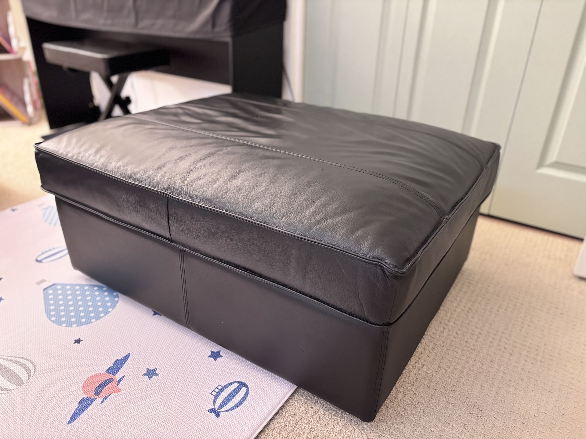 KIVIK Ottoman, Grann/Bomstad black