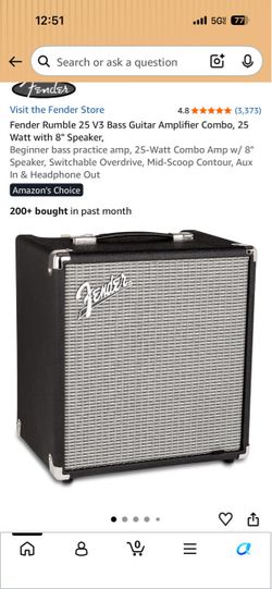 Fender bass guitar AMP
