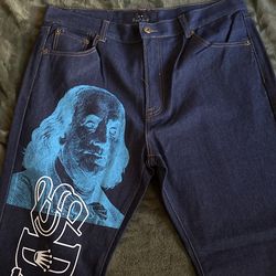 NEW DARK BLUE SDL JEANS 40/32