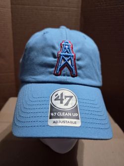 Houston Oilers 47 Cleanup Adjustable Hat