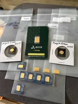 1g 24k gold bars