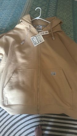 Pro Club Zip-Up Hoodie Tan