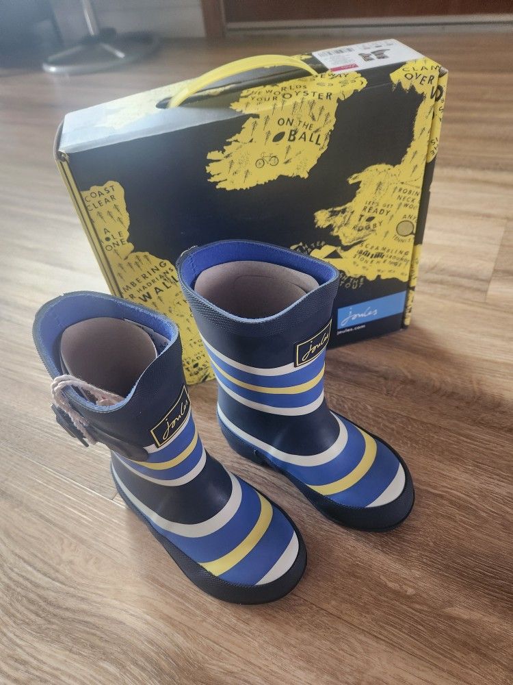 Joules Toddler Boys Rain Boots, New