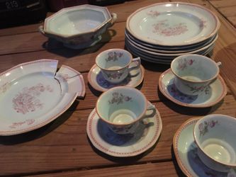 Calyx Ware China - full set vintage floral England