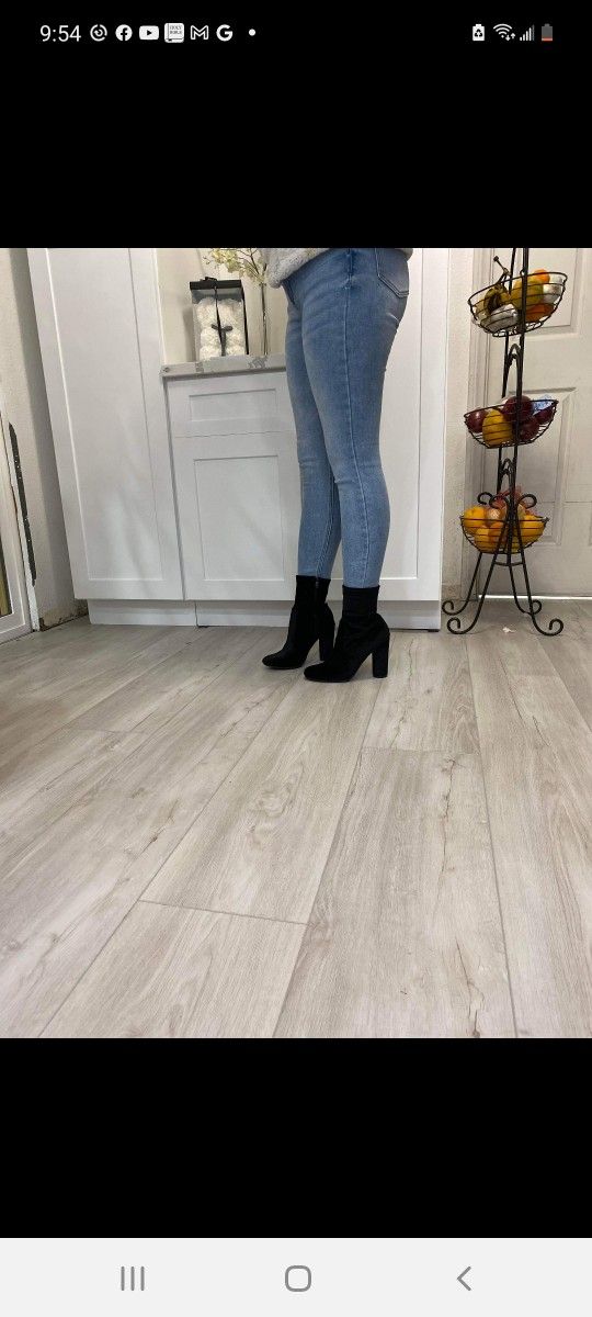 Suede Booties