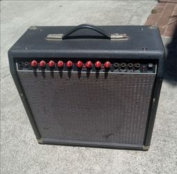 Fender Eighty-Five Guitar Amp Solid State Red Knob 200 Watts