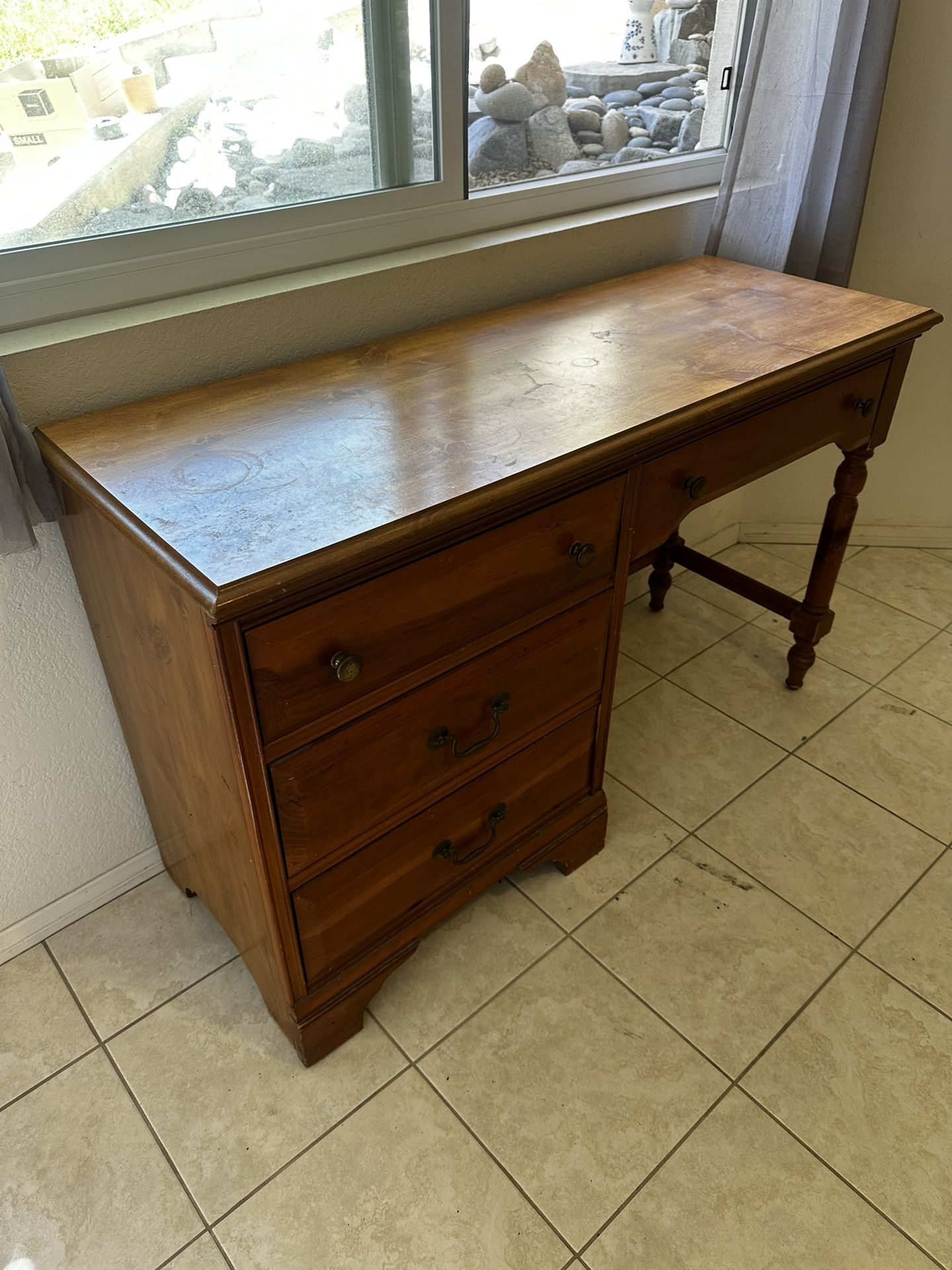 Antique Solid wood desk 